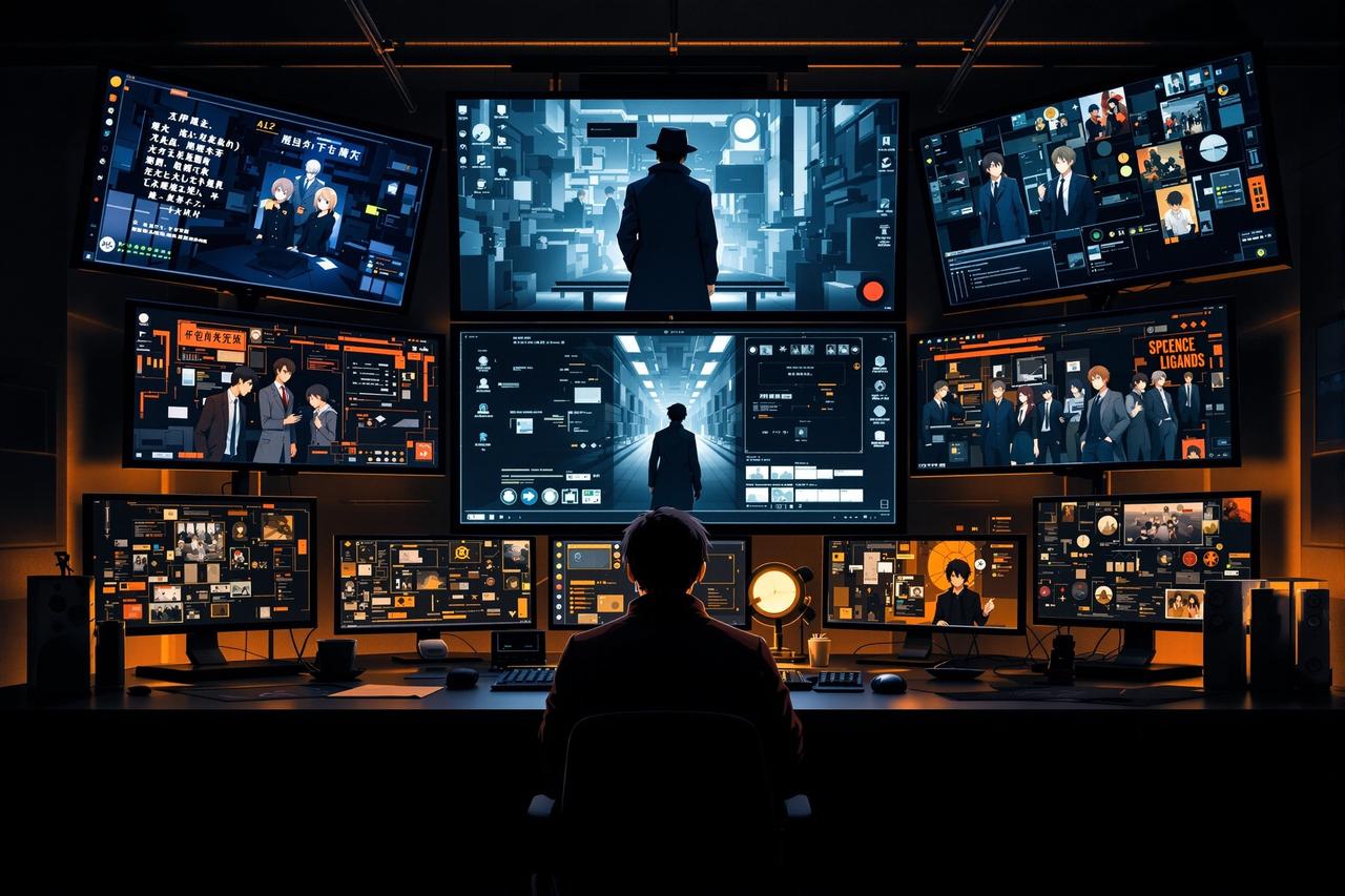 高清短剧在线作品案例 - 《暗夜追踪》悬疑推理系列