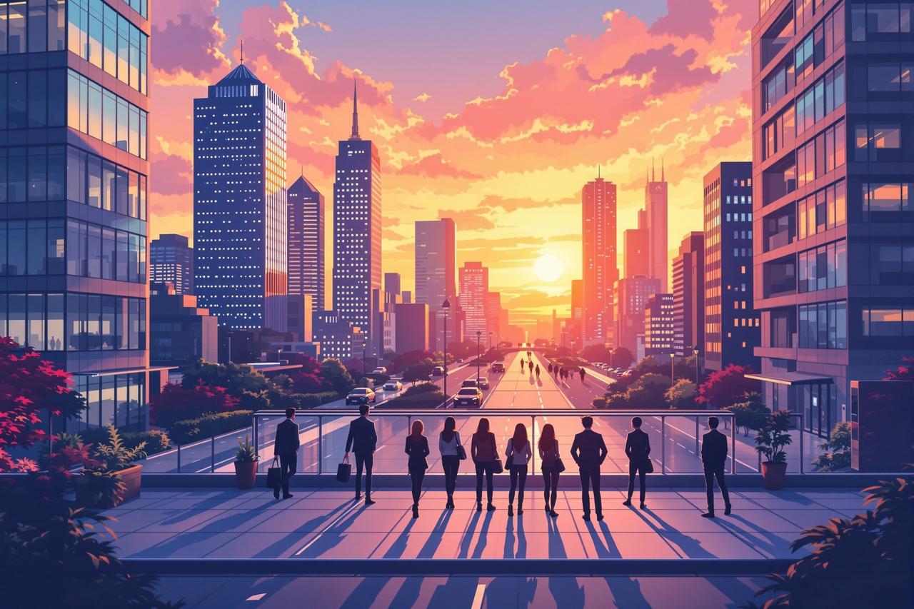 高清短剧在线作品案例 - 《都市夜未央》职场系列